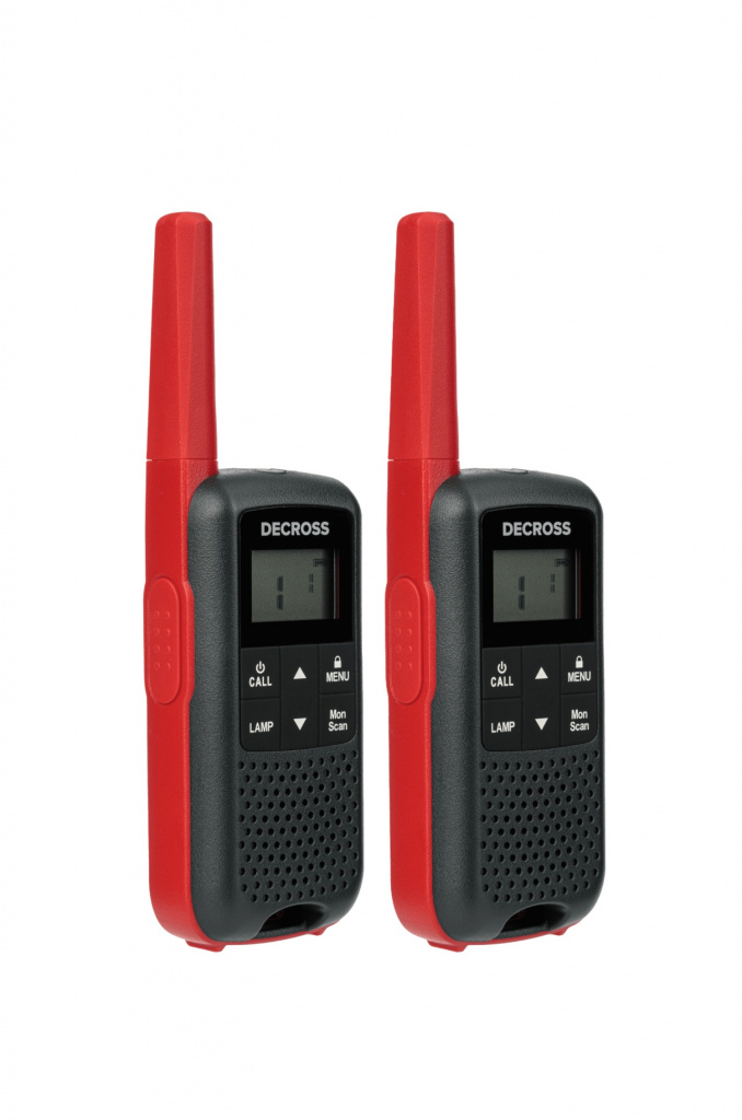 Пример LPD радиостанции Decross DC63 Red
