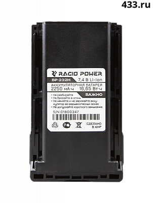 Аккумуляторы и батареи для раций и радиостанций Racio по выгодной цене у официального дилера